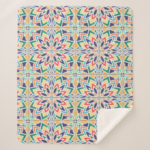 Vintage seamless pattern,  based on traditional wa sherpa blanket