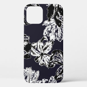 Vintage seamless pattern flowers and floral patter iPhone 12 case