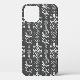 vintage Seamless Pattern in Ethnic Style. Creative iPhone 12 Case