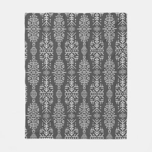 vintage Seamless Pattern in Ethnic Style. Creative Fleece Blanket