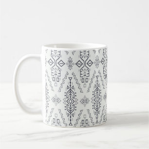 vintage Seamless Pattern in Ethnic Style. Trendy h Coffee Mug