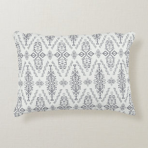 vintage Seamless Pattern in Ethnic Style. Trendy h Decorative Cushion