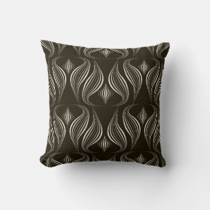 vintage seamless pattern monochrome ornament with cushion