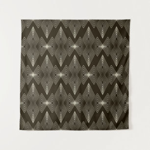vintage seamless pattern ornament with stylised ge tapestry
