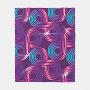 vintage seamless pattern. Regular geometric backgr Fleece Blanket