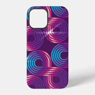 vintage seamless pattern. Regular geometric backgr iPhone 12 Case