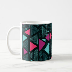 Vintage seamless pattern with ethnic tribal boho t coffee mug