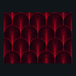 Vintage seamless red and black art deco wallpaper  poster<br><div class="desc">Vintage seamless red and black art deco wallpaper pattern
deco, abstract, art, background, background, blank, clip, decor, drawing, element, engraving, frame, geometric, graphic, illustration, image, old, pattern, cute, repetition, vintage, illustration, retro, </div>