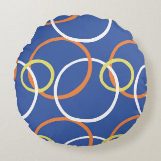 vintage seamless texture background pattern. Hand Round Cushion