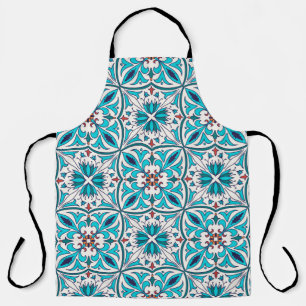 vintage seamless texture. Beautiful coloured patte Apron