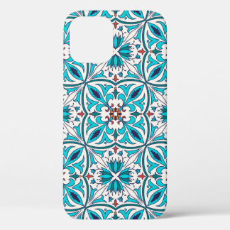 vintage seamless texture. Beautiful coloured patte iPhone 12 Case