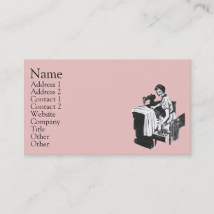 Vintage Seamstress Business Card
