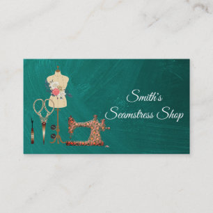 Vintage Seamstress Business Card