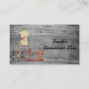 Vintage Seamstress Business Card