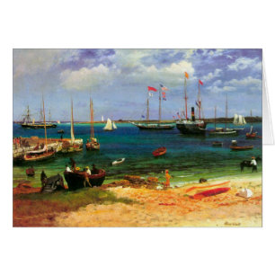 Vintage Seascape, Nassau Harbour by Bierstadt