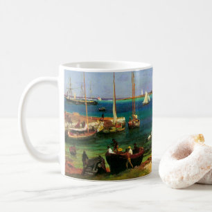 Vintage Seascape, Nassau Harbour by Bierstadt Coffee Mug