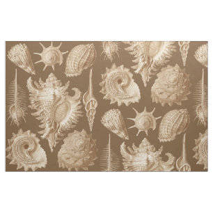 Vintage Seashells Antique Fabric
