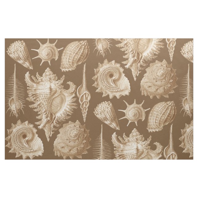 Vintage Seashells Antique Fabric (Fat Quarter)