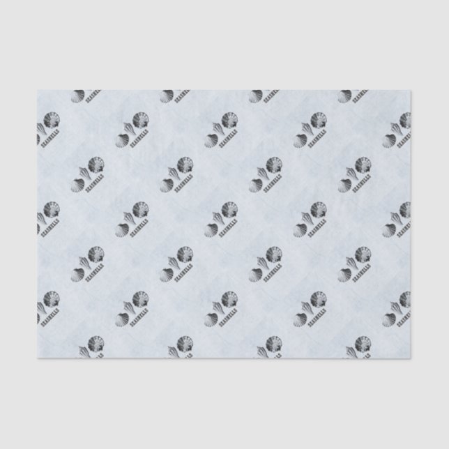 Vintage Seashells Tissue Paper (Front)