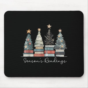 Vintage Seasons Readings All Booked For Christmas  Mouse Mat