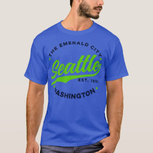 Vintage Seattle Emerald City Washington USA 1 T-Shirt