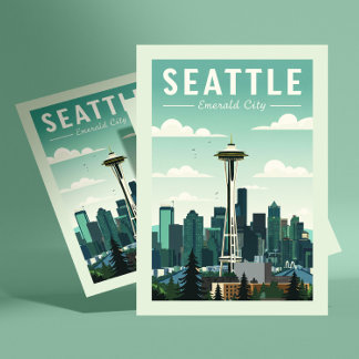 Vintage Seattle Postcard