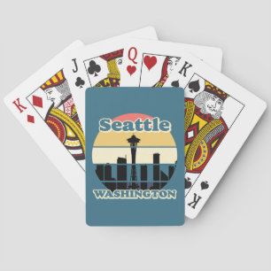 Vintage Seattle Washington Playing Cards
