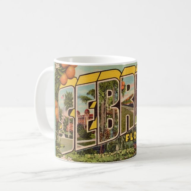 Vintage Sebring Florida Mug (Front Left)