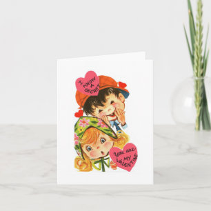 Vintage Secret Valentine Card