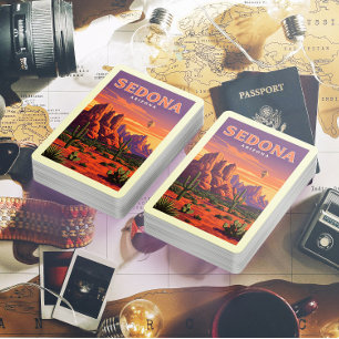Vintage Sedona Arizona Playing Cards