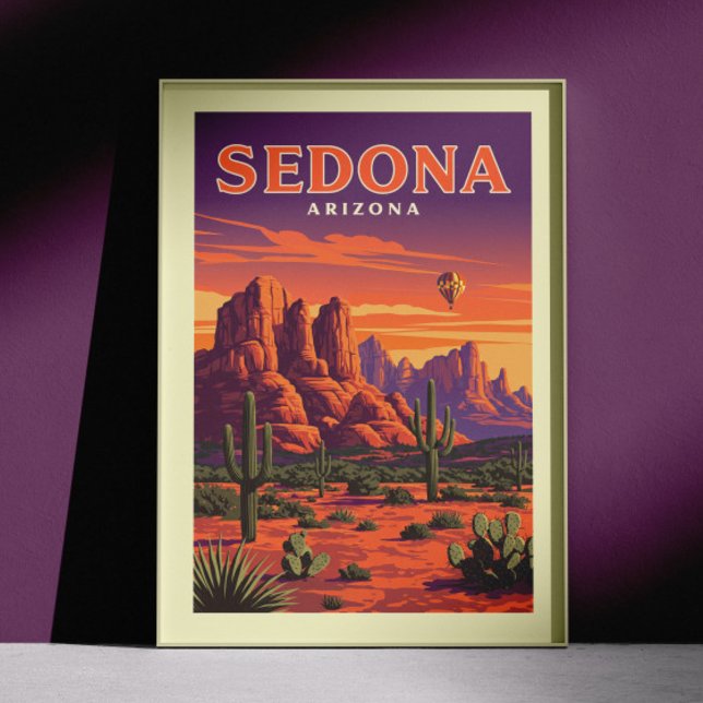 Vintage Sedona Arizona Poster (Creator Uploaded)