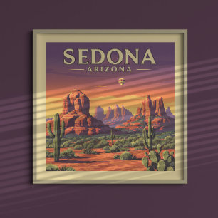 Vintage Sedona Arizona Poster