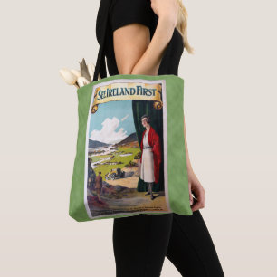 Vintage See Ireland First Travel Tote Bag