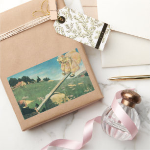 Vintage See Saw Margery Daw, Jessie Willcox Smith Rectangular Sticker