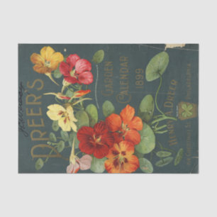 Vintage Seed Catalogue Dreer's Garden Calendar, 18 Tissue Paper