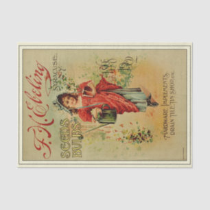 Vintage Seed Catalogue Ebeling Bulbs 1902 Tissue Paper