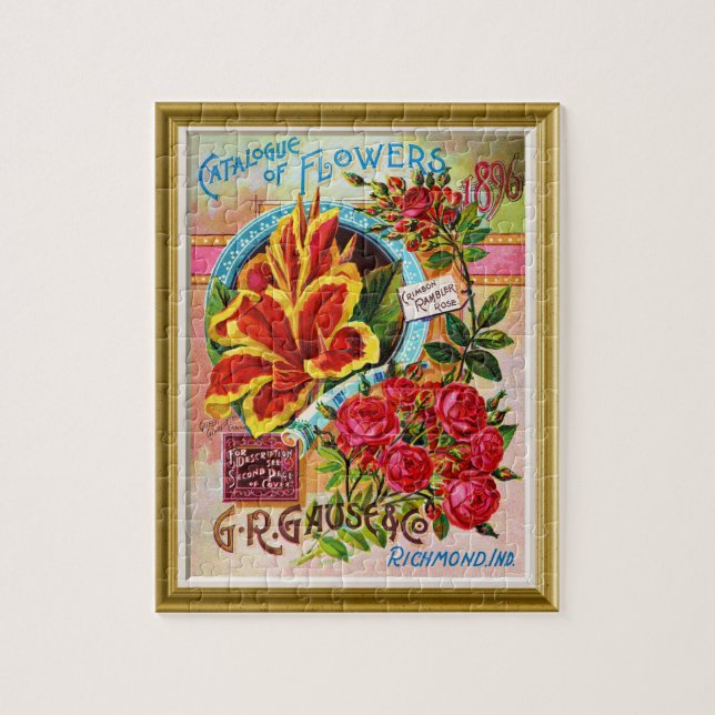 Vintage Seed Magazine Cover Puzzle (Vertical)