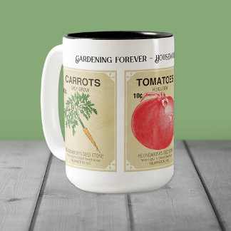 Vintage Seed Packet Gardener's Mug