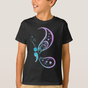 Vintage Semicolon Butterfly Semi-Colon Tattoo Ment T-Shirt