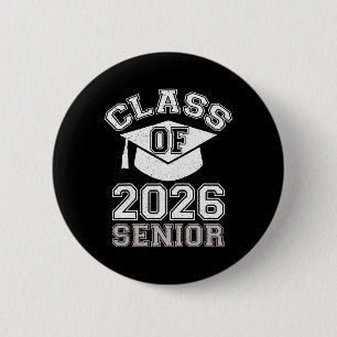 Vintage Senior 2026 Graduation Cl Of 2026,cute Gra 6 Cm Round Badge