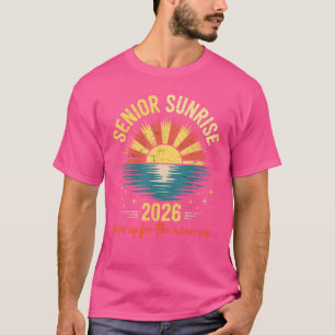 Vintage Senior Sunrise 2026 of Class Graduation gi T-Shirt