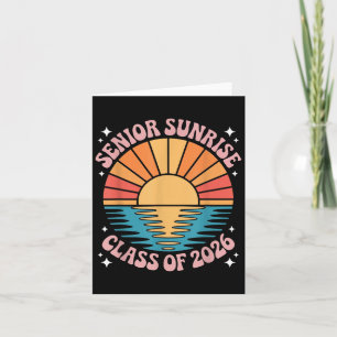 Vintage Senior Sunrise 2026 Seniors Of Cl Graduati Card
