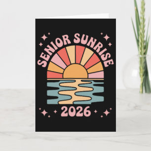 Vintage Senior Sunrise 2026 Seniors Of Cl Graduati Card