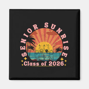Vintage Senior Sunrise 2026 Seniors Of Cl Graduati Magnet