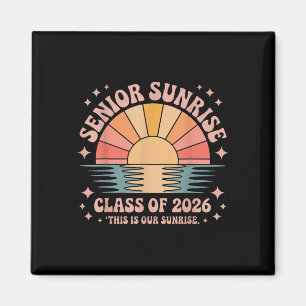 Vintage Senior Sunrise 2026 Seniors Of Cl Graduati Magnet