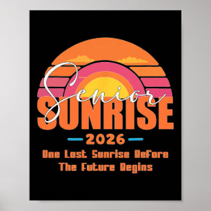 Vintage Senior Sunrise 2026 Seniors Of Cl Graduati Poster