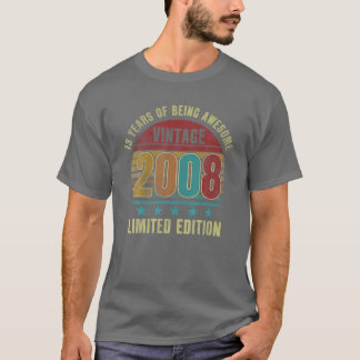 Vintage September 2007 13Th Birthday Gifts For 13 T-Shirt