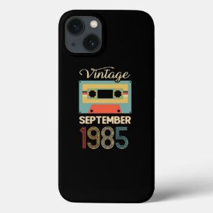 Vintage September 35 Year 1985 35th Birthday Gift iPhone 13 Case