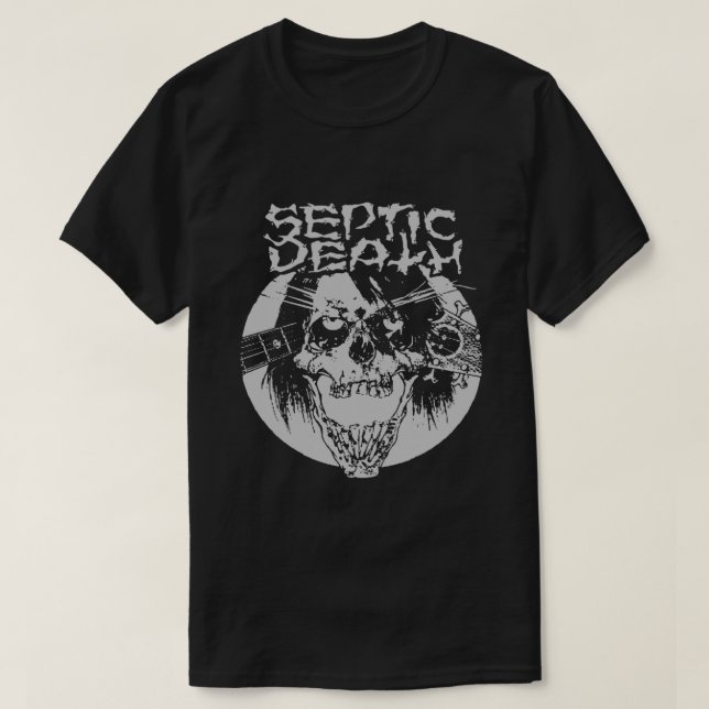 Vintage Septic Death Band Setup Official T-Shirt (Design Front)