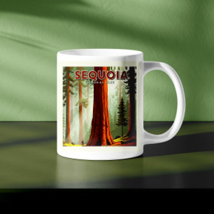 Vintage Sequoia National Park Coffee Mug